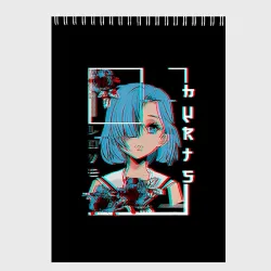 Скетчбук Love Anime Girl Flowers