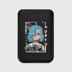 Картхолдер Magsafe магнитный Love Anime Girl Flowers