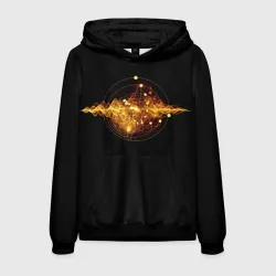 Мужская толстовка 3D Квантовая механика