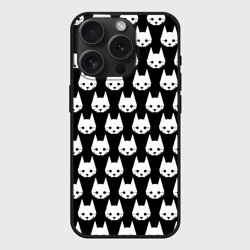 Чехол силиконовый для Apple iPhone 15 Pro матовый Stray Pattern