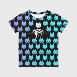 Детская футболка 3D Stray Киберпанк