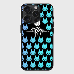 Чехол силиконовый для Apple iPhone 15 Pro матовый Stray Киберпанк