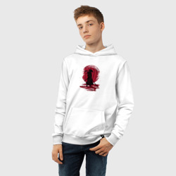 Детская толстовка хлопок Самурай и красная луна - фото 2