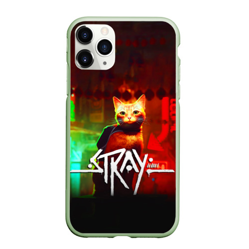 Чехол для iPhone 11 Pro матовый Stray: Бродяжка, цвет салатовый