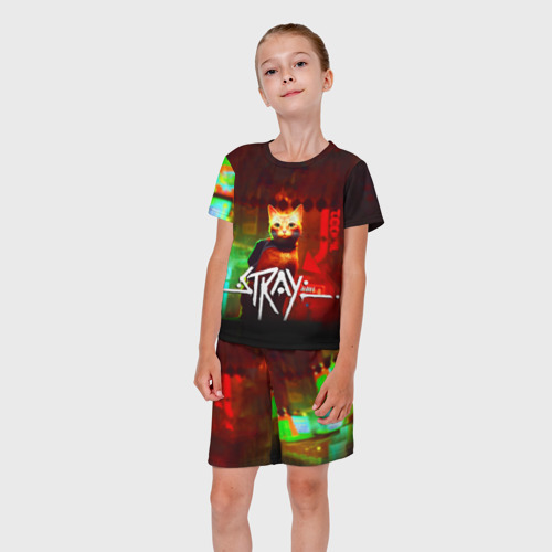 Детский костюм с шортами 3D Stray: Бродяжка, цвет 3D печать - фото 5