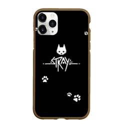 Чехол для iPhone 11 Pro Max матовый Stray Лапки