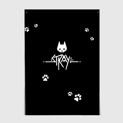 Постер Stray Лапки