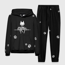 Мужской костюм с толстовкой 3D Stray Лапки