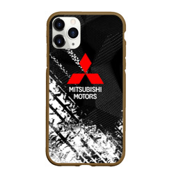 Чехол для iPhone 11 Pro Max матовый Mitsubishi - След протектора