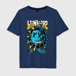 Blink 182 - 20 years – Мужская футболка хлопок Oversize с принтом купить со скидкой в -16%
