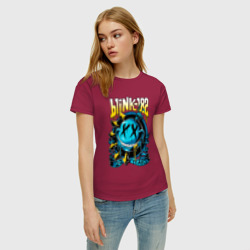 Женская футболка хлопок Blink 182 - 20 years - фото 2