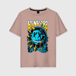 Женская футболка хлопок Oversize Blink 182 - 20 years