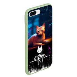 Чехол для iPhone 7Plus/8 Plus матовый Stray Cat - Бродячий Кот - фото 2