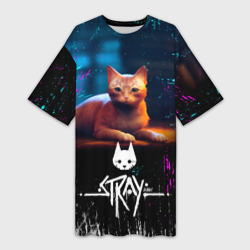 Платье-футболка 3D Stray Cat - Бродячий Кот