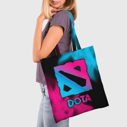 Шоппер 3D Dota Neon Gradient - фото 2