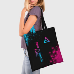 Шоппер 3D Thirty Seconds to Mars Neon Gradient - фото 2