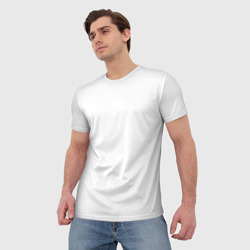 Мужская футболка 3D Белая базовая 2 - фото 2