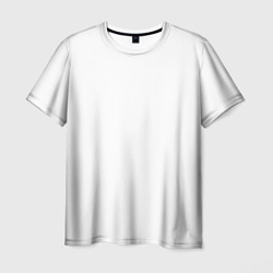 Мужская футболка 3D Белая базовая 2