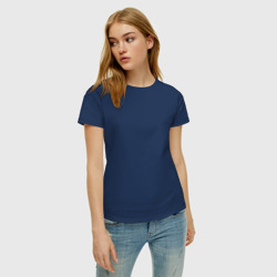 Женская футболка хлопок Базовая цветная 8 - фото 2