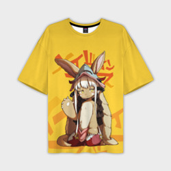Мужская футболка oversize 3D Made in Abyss Наначи