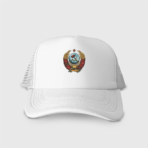 Кепка тракер с сеткой Серп и молот СССР