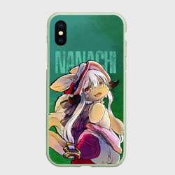 Чехол для iPhone XS Max матовый Made in Abyss аниме Наначи