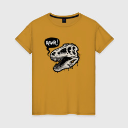 Женская футболка хлопок Tyrannosaurus Rawr