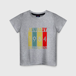 Детская футболка хлопок 1984 - Январь