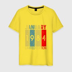 Мужская футболка хлопок 1984 - Январь