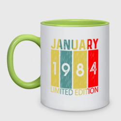 Кружка двухцветная 1984 - Январь