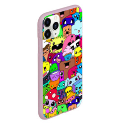 Чехол для iPhone 11 Pro матовый Монстрики Nastiprazdnik - фото 2