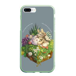 Чехол для iPhone 7Plus/8 Plus матовый Наначи и Митти из аниме Made in Abyss