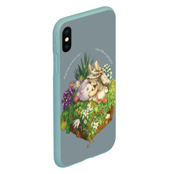 Чехол для iPhone XS Max матовый Наначи и Митти из аниме Made in Abyss - фото 2