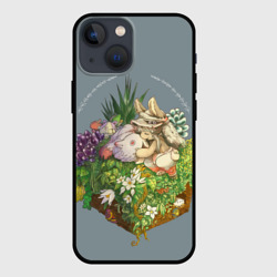 Чехол для iPhone 13 mini Наначи и Митти из аниме Made in Abyss