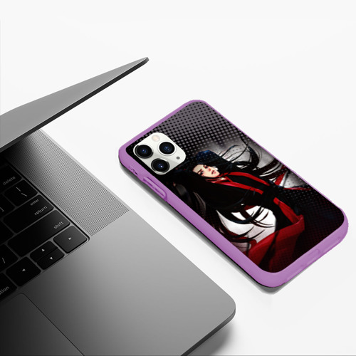 Чехол для iPhone 11 Pro Max матовый Вэй Усянь-основатель, цвет фиолетовый - фото 5