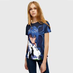 Женская футболка 3D Рей Аянами - холодная девочка - фото 2