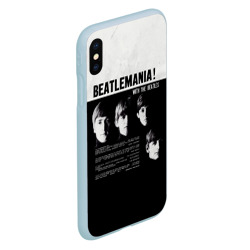 Чехол для iPhone XS Max матовый With The Beatles Битломания - фото 2