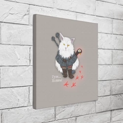 Холст квадратный Котьмак гули бежевый - фото 2