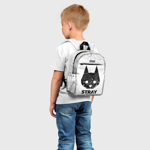 Детский рюкзак 3D Stray с потертостями на светлом фоне - фото 3