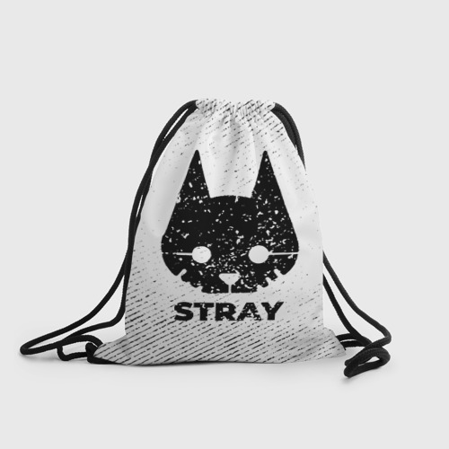 Рюкзак-мешок 3D Stray с потертостями на светлом фоне