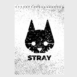 Скетчбук Stray с потертостями на светлом фоне