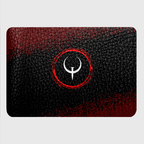 Картхолдер с принтом Символ Quake и краска вокруг на темном фоне - фото 4