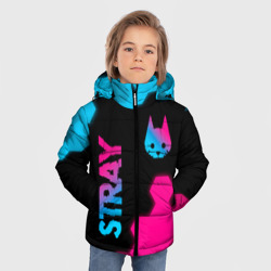 Зимняя куртка для мальчиков 3D Stray: Neon Gradient - фото 2