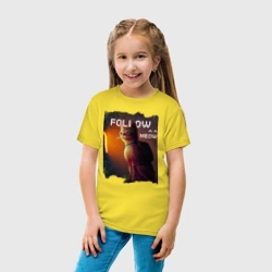 Детская футболка хлопок Stray follow meow - фото 2