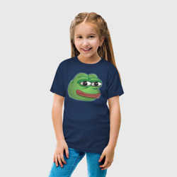 Детская футболка хлопок Лягушонок Пепе доволен - фото 2