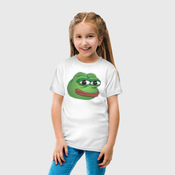 Детская футболка хлопок Лягушонок Пепе доволен - фото 2