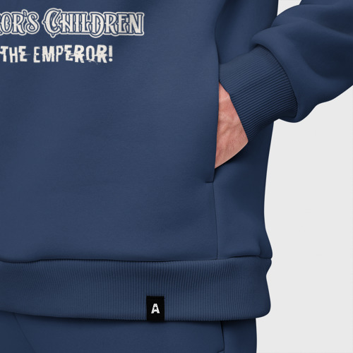 Мужской костюм oversize хлопок с принтом Дети императора хаос винтаж лого, фото #4