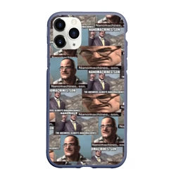 Чехол для iPhone 11 Pro Max матовый Nanomachines, son