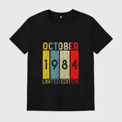 Мужская футболка хлопок 1984 - Октябрь