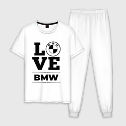 Мужская пижама хлопок BMW love classic